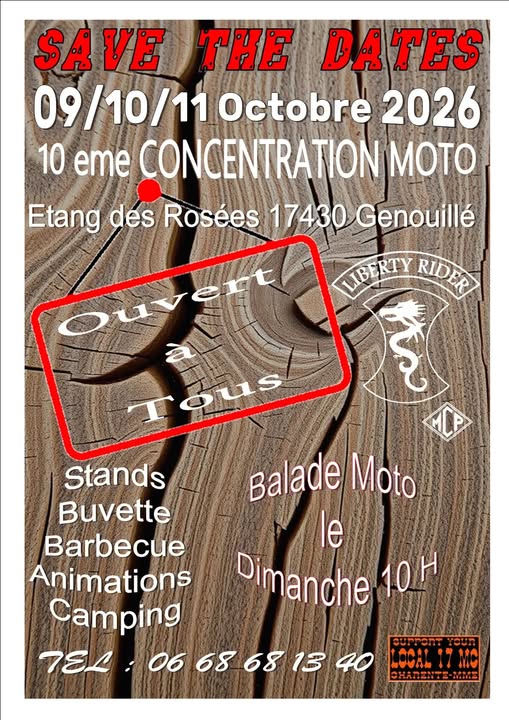 10ème Concentration Moto à Genouillé (17)